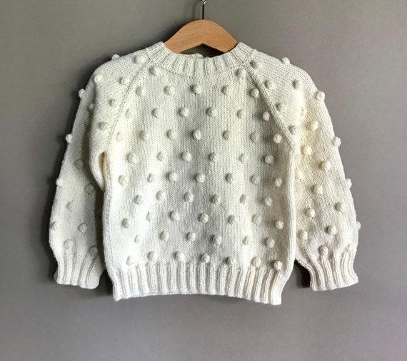 Gebreide kindertrui Gebreide babytrui Popcorntrui Gebreide kindertrui Peutersweater Merinogebreide trui Wollen kindertrui Etsy Nederland