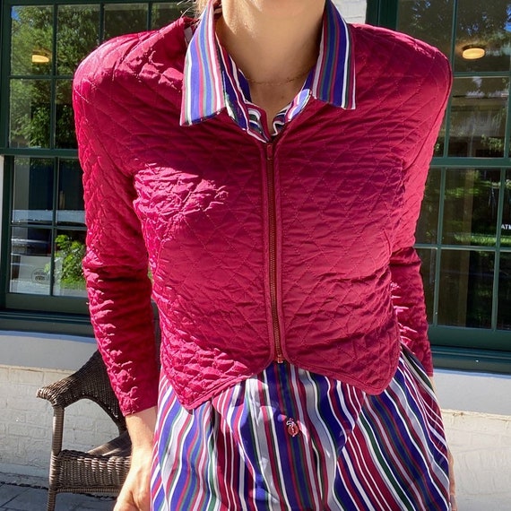 Vintage 1940’s Cropped Quilted light weight Jacket