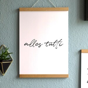 Poster &quot;Alles tutti&quot; | DIN A3
