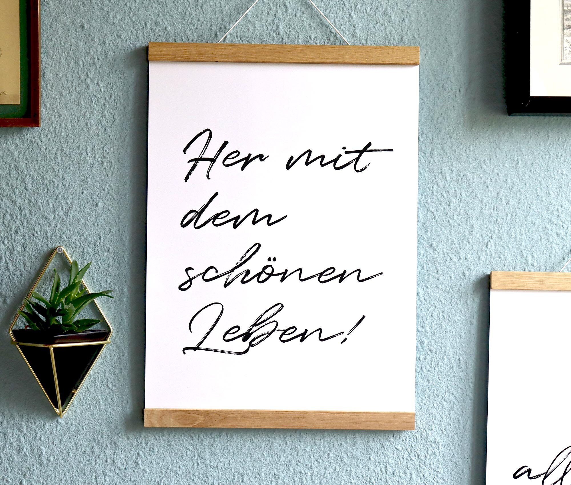 Poster Her mit dem schönen Leben DIN A3 Etsy.de