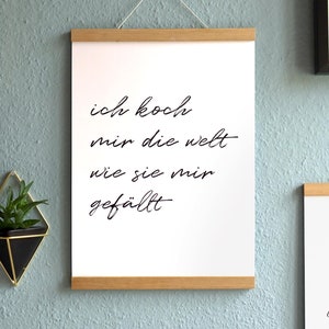 Posters Love of cooking | DIN A3
