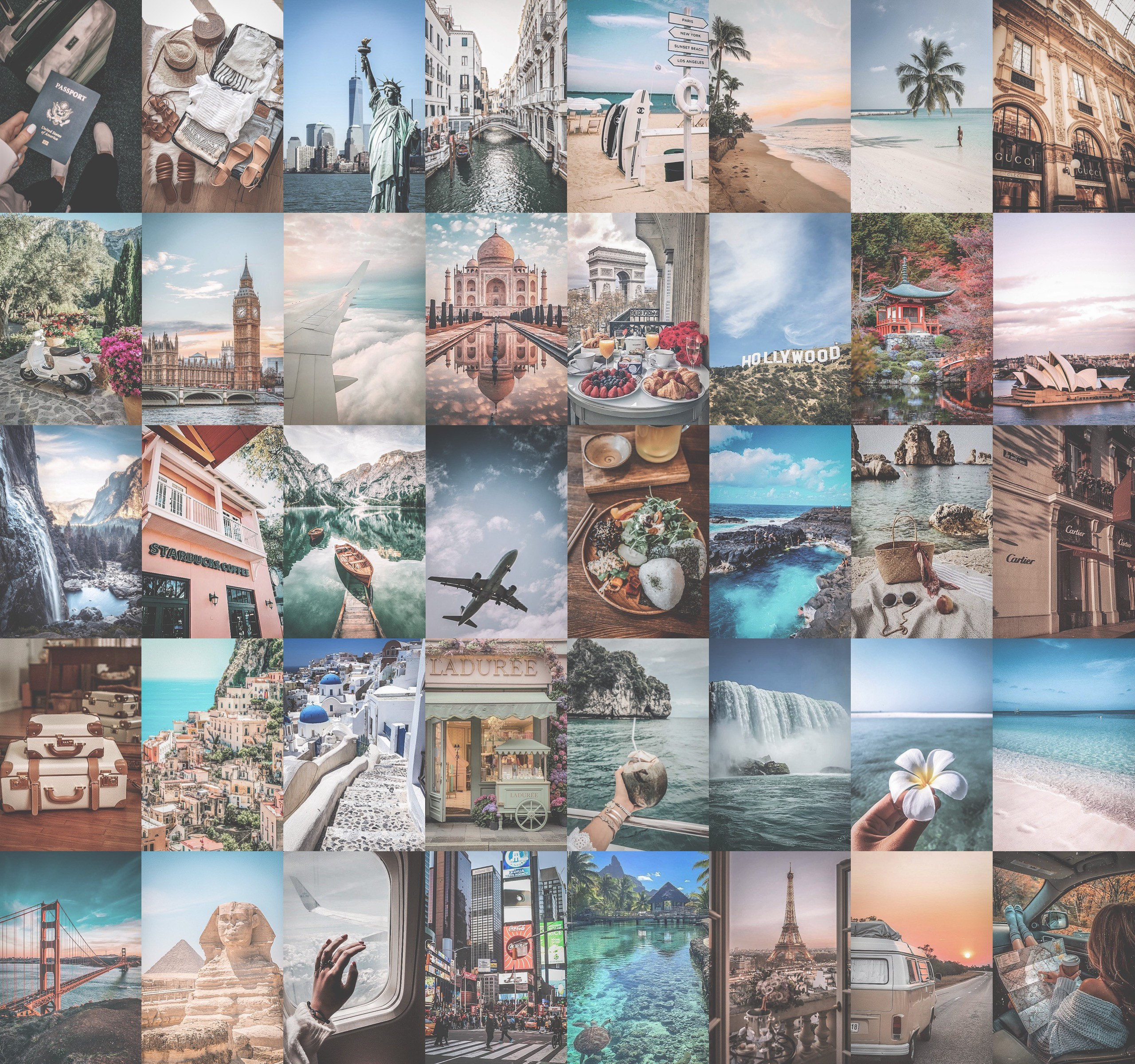 Travel Wall Collage Kit - Etsy UK