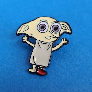 Spilla Metallica Harry Potter - Dobby - Smaltata - 20x20 Mm - Foto 5