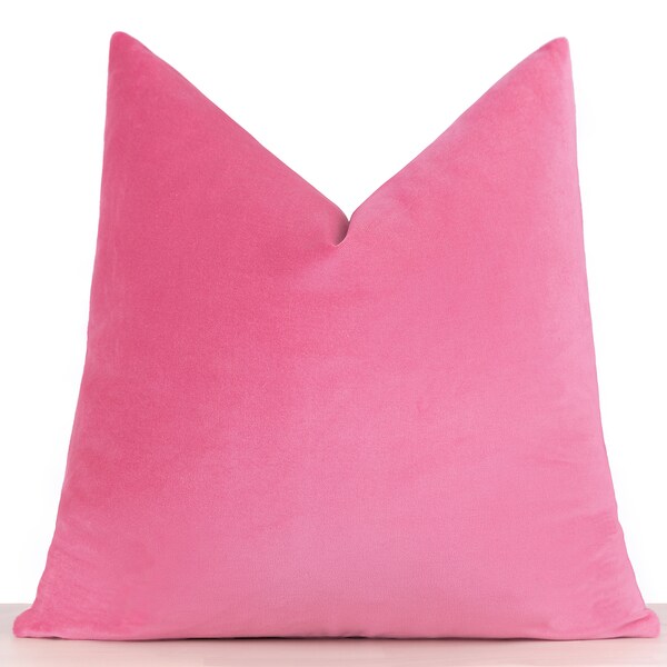 Pink Velvet Pillows Etsy