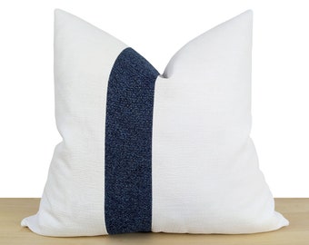 Color Block Pillow Cover, Scandinavian Throw Pillow, Summer Decor, Boho Euro Sham Cover, Designer Minimalist Pillow Cover | All Sizes
