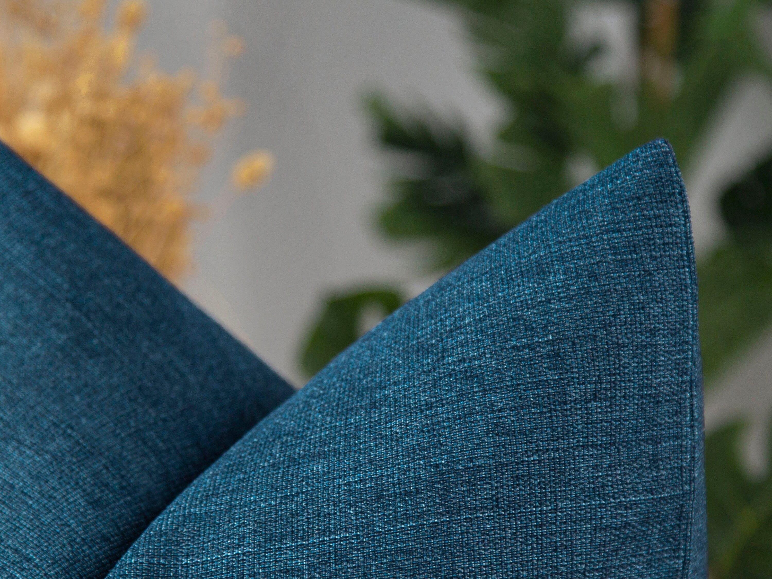 Indigo Linen Pillow Cover • Indigo Throw Pillow • Euro Sham Cover • We Pay Duty for USA • Crafted from soft Woven Linen Fabric •• All Sizes