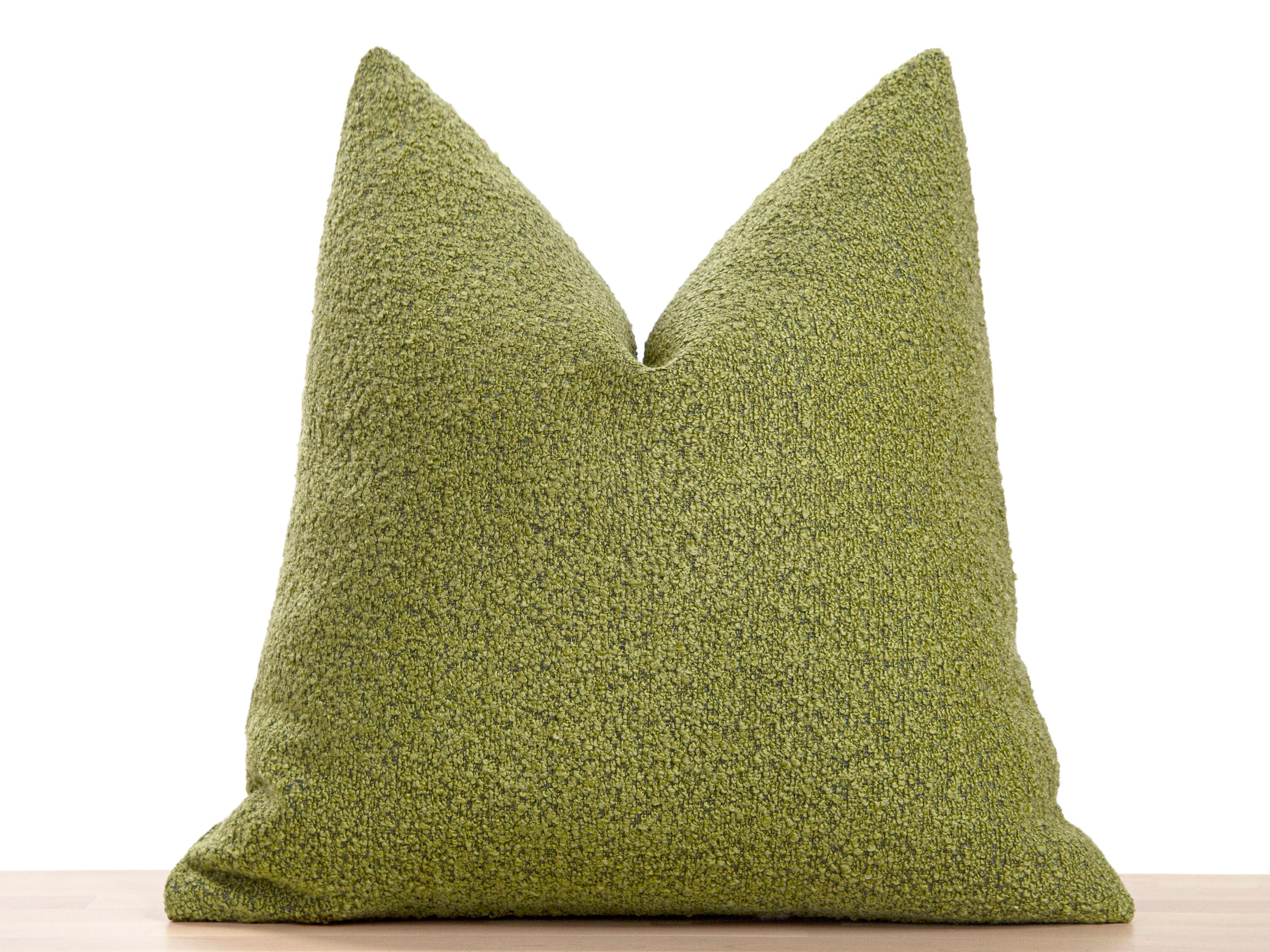 Avocado green throw pillows clearance