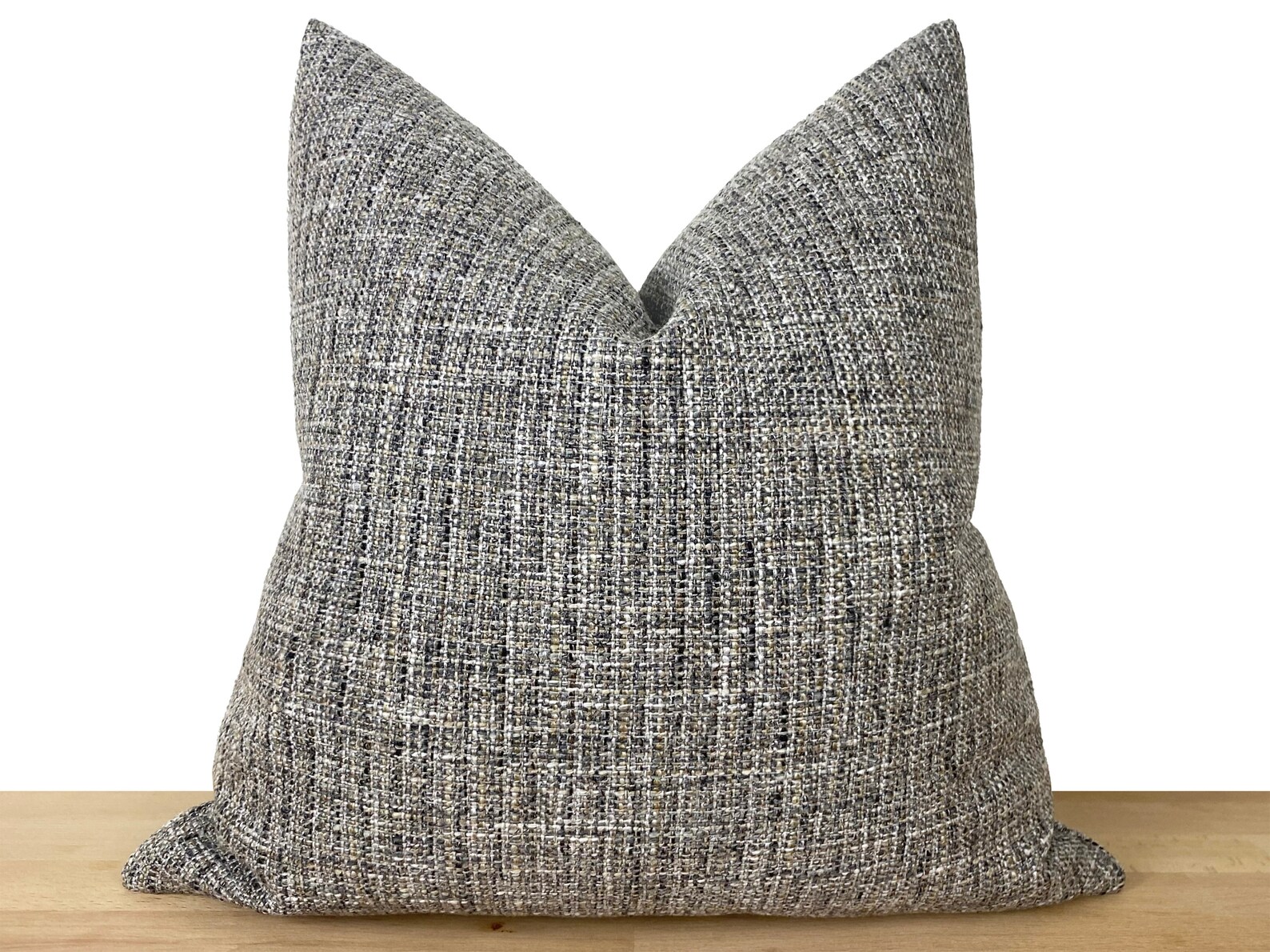 Gray Textured Pillow Cover Gray Textured Euro Sham Cover Etsy