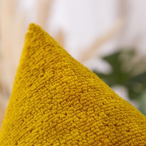 Yellow Fluffy Pillow Etsy