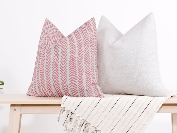 Pink mudcloth pillow discount