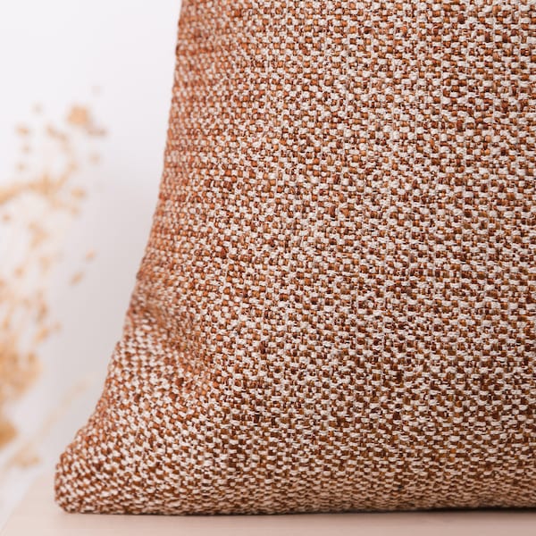 Ivory Rust Throw Pillow Etsy