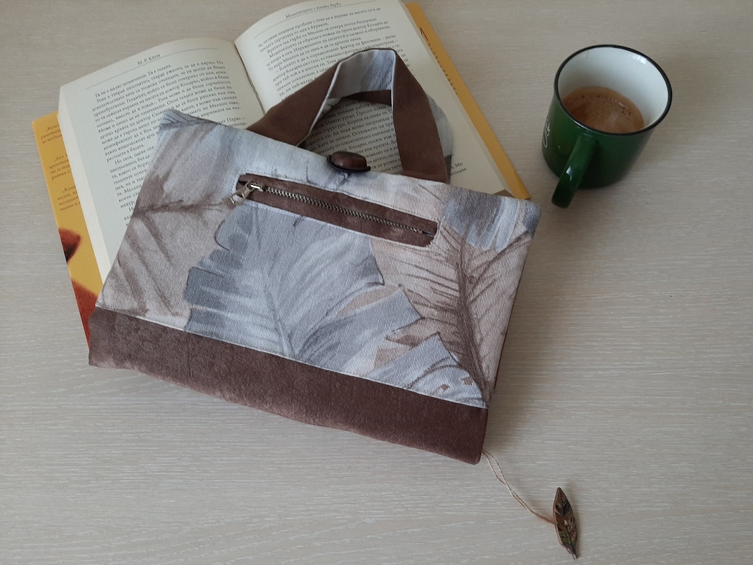 Cloth Book Cover With Handles Notebook or Journal Cover Etsy