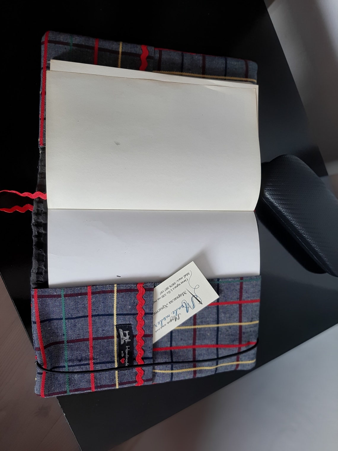 Zipper pocket A5 notebook cover Sustainable book cover a5 Etsy