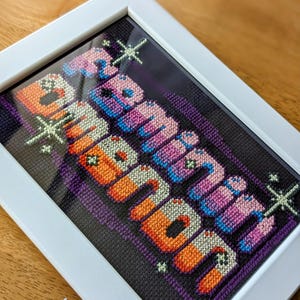Femininomenon - Chappell Roan - Cross Stitch Pattern PDF / Retro / Simple