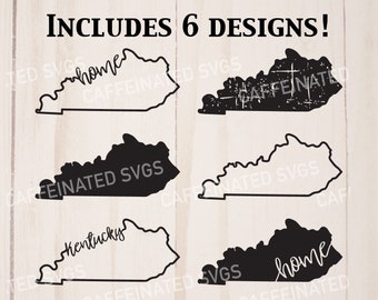 Kentucky SVG, Kentucky State SVG, Kentucky outline svg, Kentucky silhouette svg, Kentucky PNG, Kentucky svg bundle, kentucky home svg,