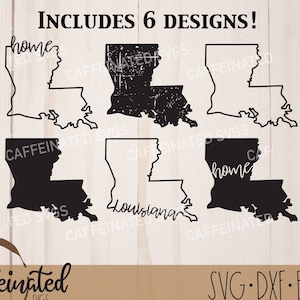 Louisiana SVG, Louisiana State SVG, Louisiana outline svg, Louisiana silhouette svg, Louisiana Home svg, Louisiana Svg Bundle, clipart