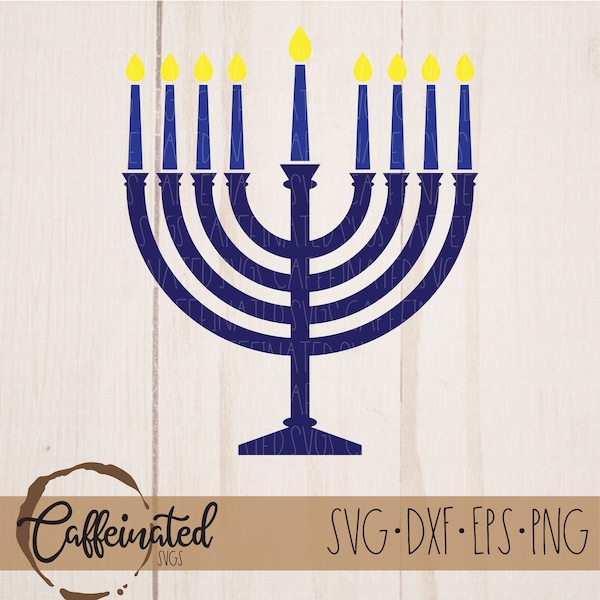 Menorah SVG, Hanukkah svg, chanukah svg, Happy Hanukkah svg, jewish svg, menorah clipart, Judaism svg, Dreidel svg, star of david svg