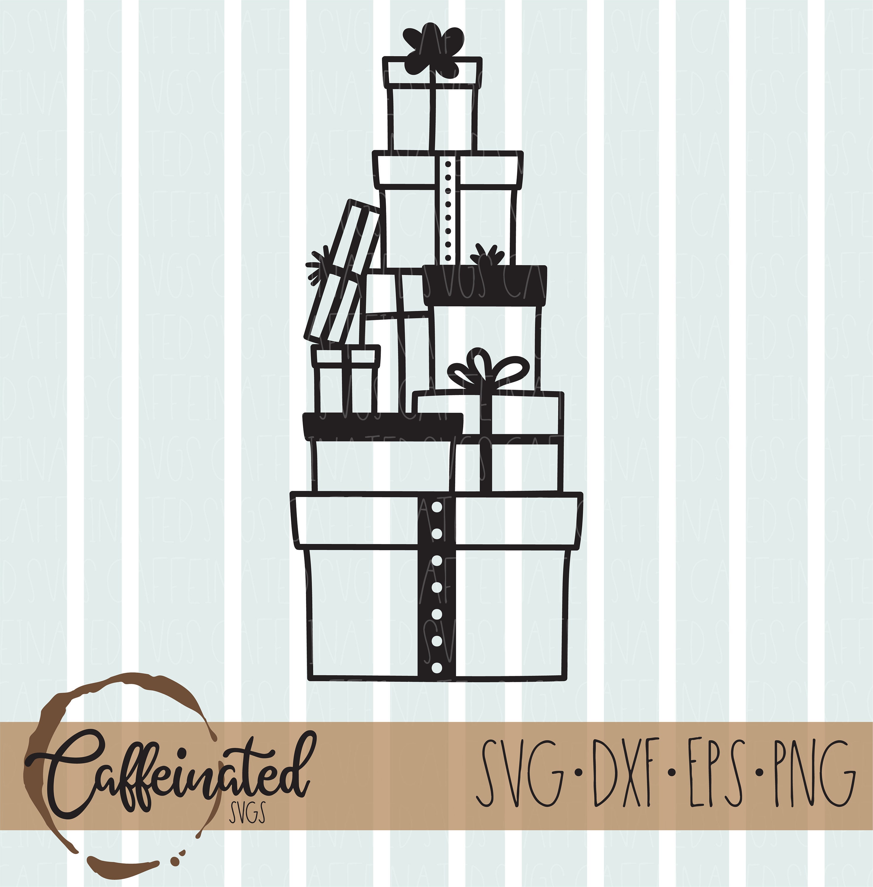Download Gift Boxes Svg Christmas Svg Presents Svg Xmas Svg Digital Download Svg Png Eps Dxf
