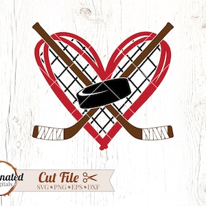 Hockey Svg, Hockey Heart SVG, Love Hockey svg, hockey moeder svg, hockey png, hockey Valentijn svg, hockey valentines, Valentijn hockey svg