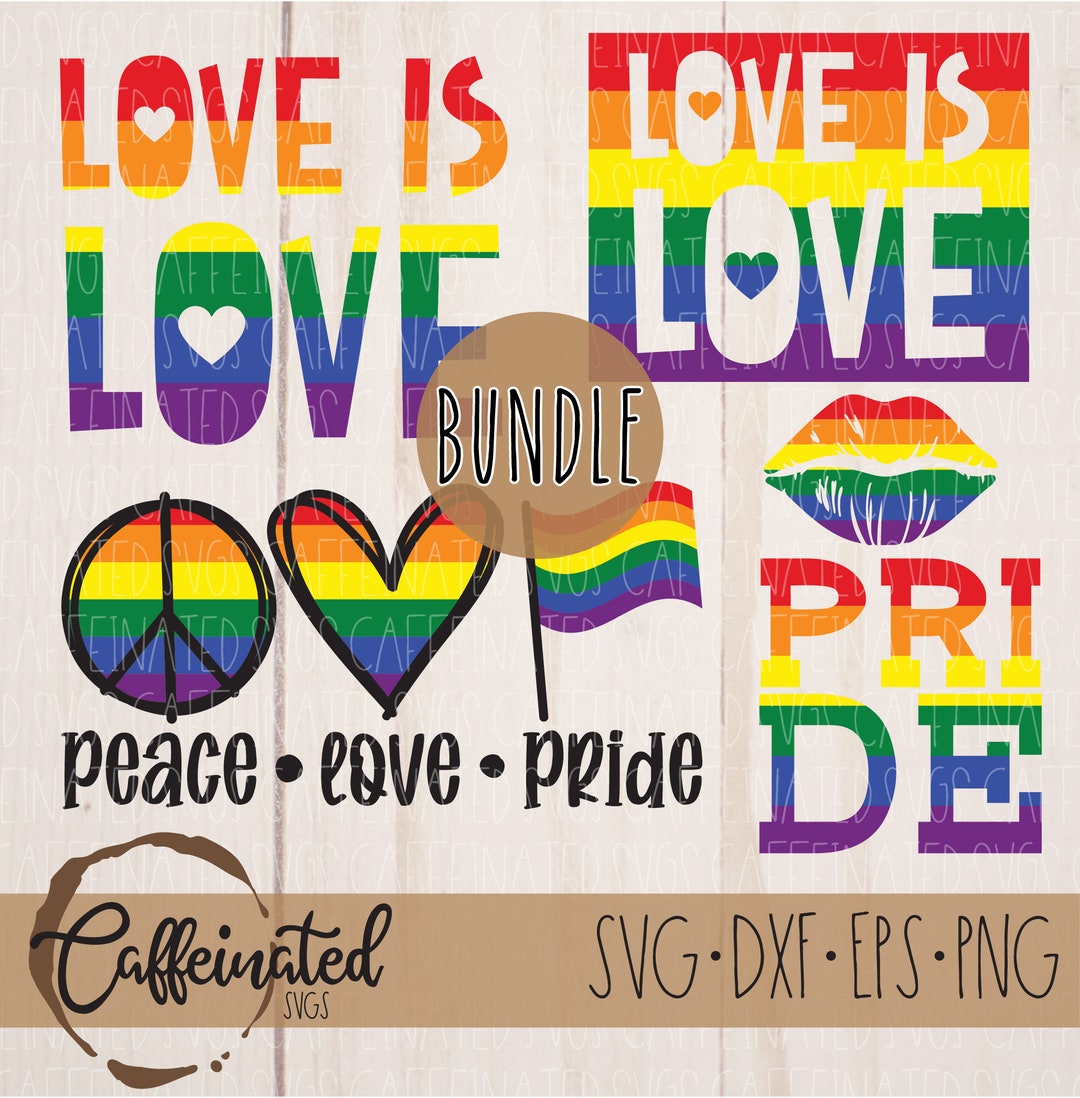 Pride SVG Bundle, Pride Svg, Gay Pride Svg, Pride Month Svg, Rainbow ...