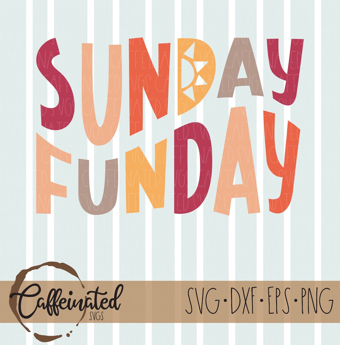 Sunday Funday SVG sunday funday sun svg sunday funday | Etsy