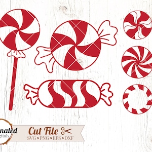 Peppermint Svg, Peppermint Candies SVG, Peppermint Swirl Svg, Candy