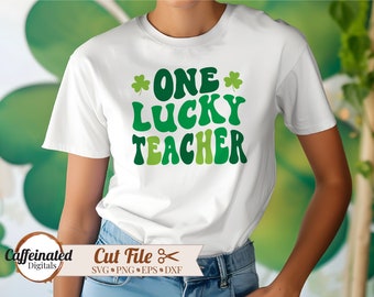 Ein glücklicher Lehrer svg, Lehrer St Patricks svg, St Patricks Day SVG, glückliches svg, glücklicher Lehrer svg, Lehrer St Patricks Shirt, Lehrer svg