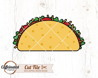 Taco SVG, Taco cut file, taco clipart, Mexican food svg, Taco Tuesday SVG, Cinco de Mayo svg, Fiesta SVg, taco, cheap svgs, digital download