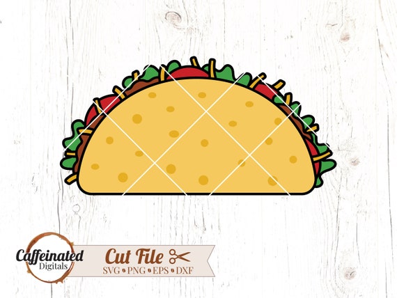 Taco SVG, Taco cut file, taco clipart, Mexican food svg, Taco Tuesday SVG, Cinco de Mayo svg, Fiesta SVg, taco, cheap svgs, digital download