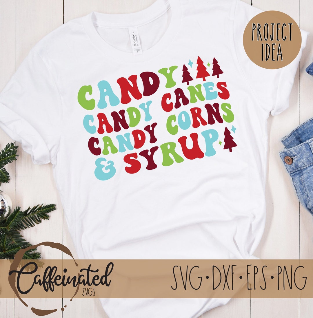 Elf Food Groups SVG, Buddy the Elf Svg, Candy Candy Canes Candy Corn