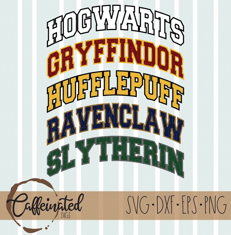 Download Hogwarts Houses svg hogwarts svg Harry Potter SVG harry | Etsy