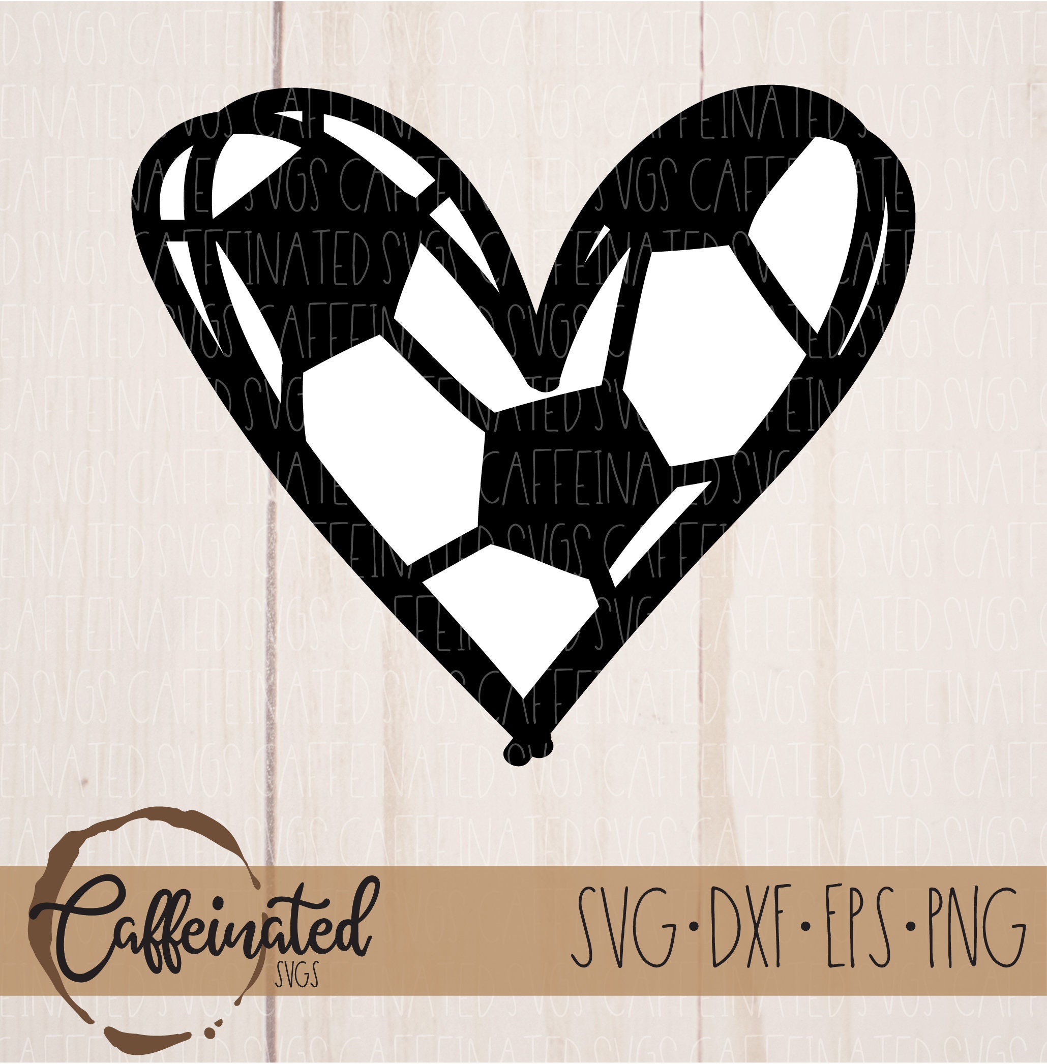 Soccer Ball SVG Soccer Heart Svg Soccer Ball heart cut Etsy