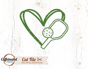 pickleball heart svg, Love pickleball svg, pickleball svg,  pickleball shirt svg, pickleball player, pickleball paddle, pickleball clipart