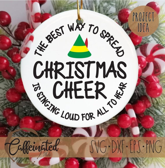 Christmas Cheer SVG | Elf SVG | Elf movie svg | Buddy the Elf SVG | christmas svg | christmas cut file | digital download, svg png eps dxf