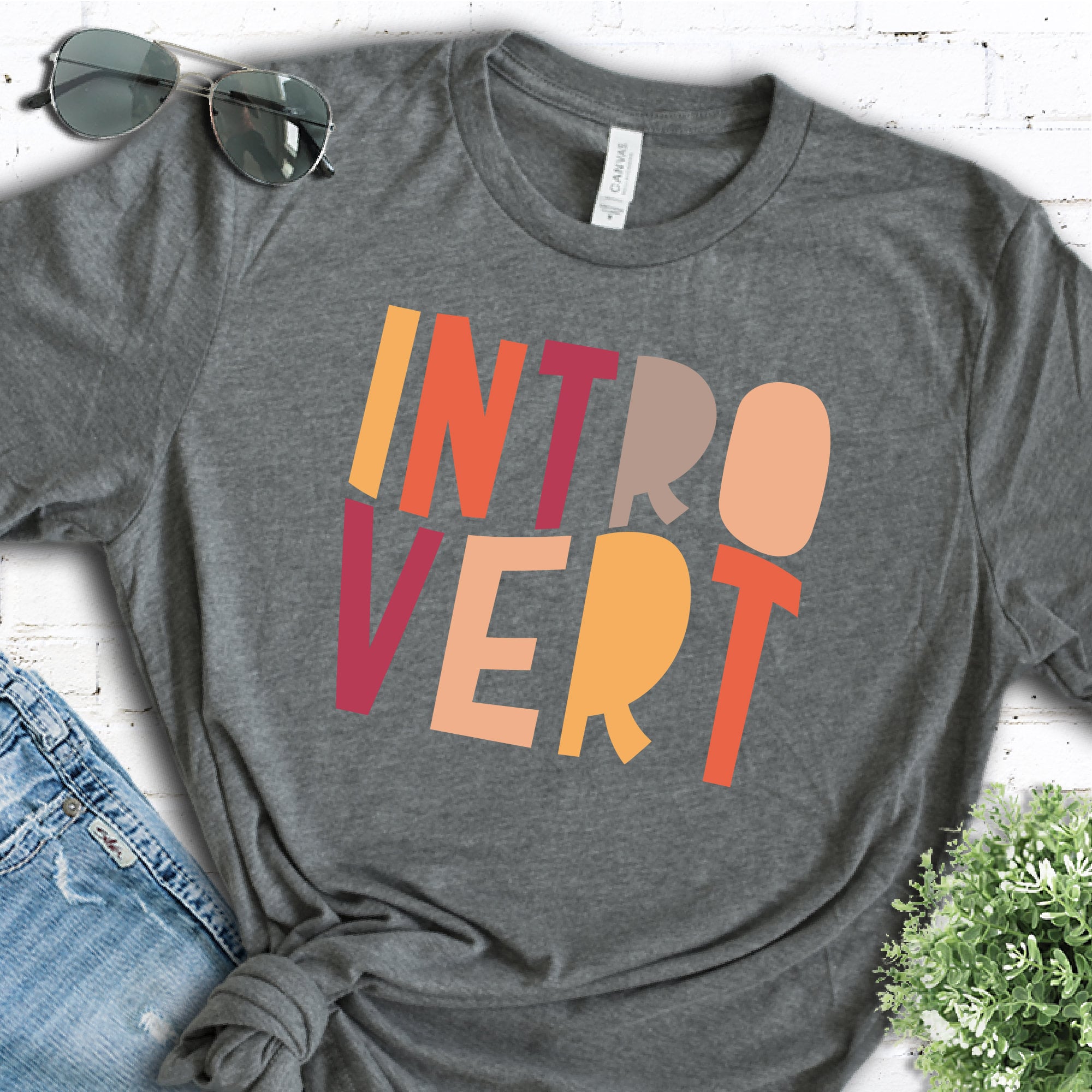 Introvert SVG Introvert clipart Retro Svg Retro font | Etsy