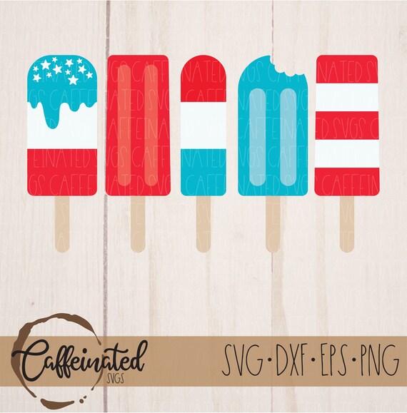 Patriotic Popsicles svg | 4th of july popsicle svg | 4th of july svg | popsicle svg | patriotic svg | digital download, svg png eps dxf