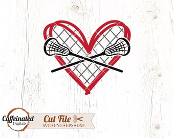 Lacrosse Svg, Lacrosse Heart SVG, Love Lacrosse svg, Lacrosse mom svg, Lacrosse png, Lacrosse valentine svg, Lacrosse valentines