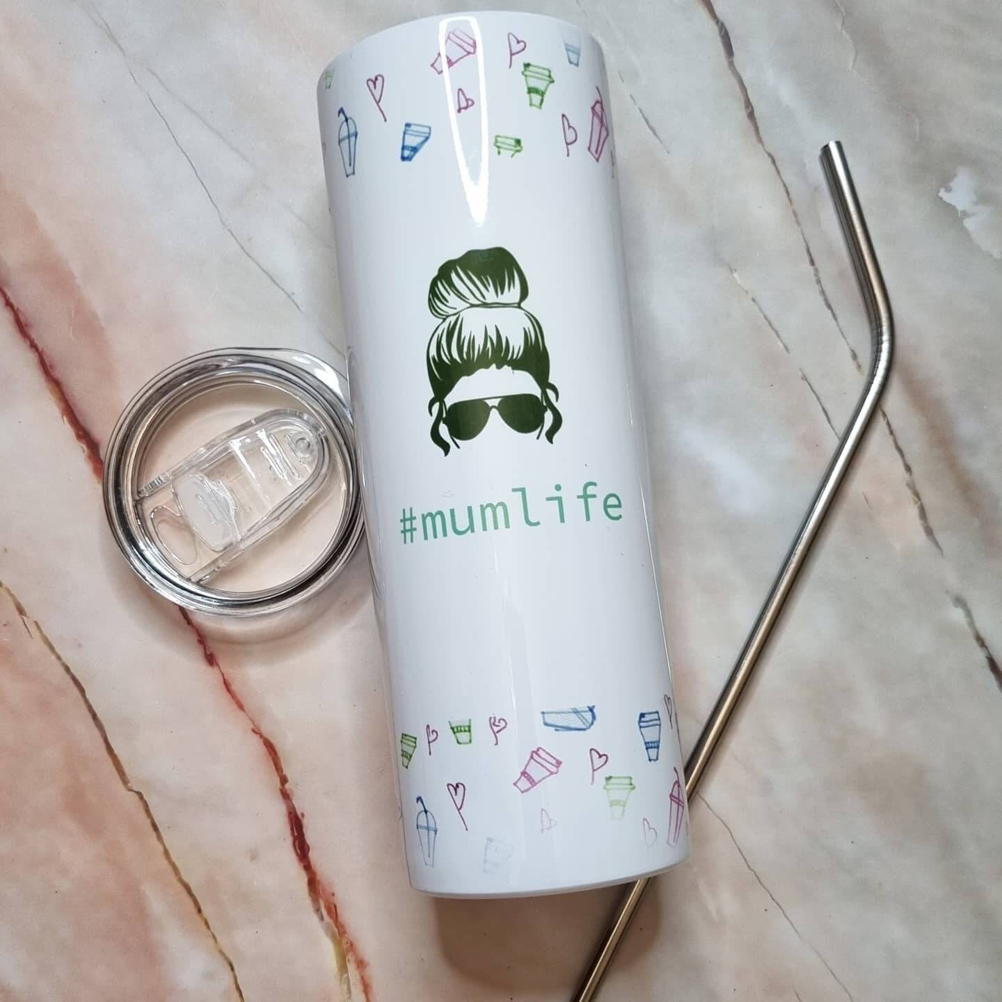 Personalised Tumbler with Straw Etsy