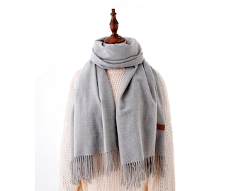 新品24A/W CTHY YAK WOOL FRINGE STOLE