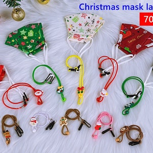 5 Pack Set Cute and lovely Kids Face Mask Lanyard, Face Mask Chain, Gift for kids Face Mask with lanyard. Adjustable Strap. image 6