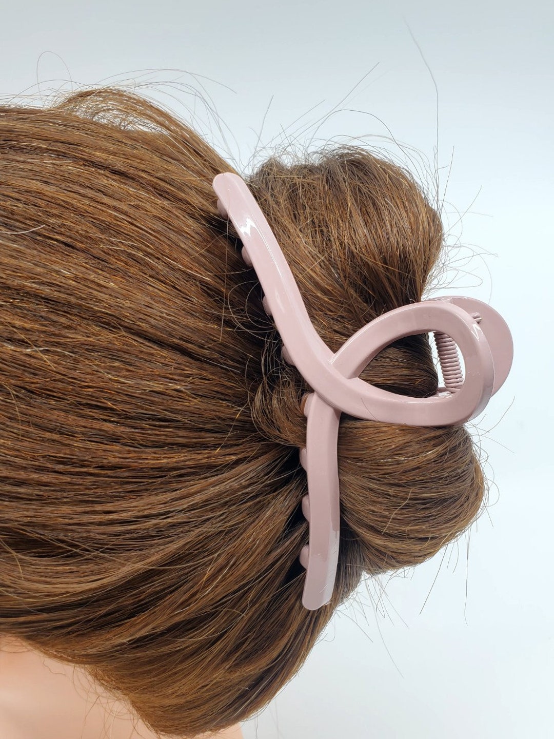 Pastel Acrylic Twisted Hair Claw Clip Hair Claw Clip for Thin and Thick