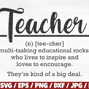 Definição do professor Svg/Eps/Png/Dxf/Jpg/Pdf, Definição do professor Svg, Citação do professor, Eps do professor da escola, Professor Rockstar Svg, Professor Cricut
