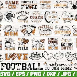 Fußball-Zitate x35 BUNDLE Svg/Eps/Png/Dxf/Jpg/Pdf, Fußballleben Svg, Fußball Mutter Werbung, Feld Svg, Sport Bundle, Liebesspiel druckbar