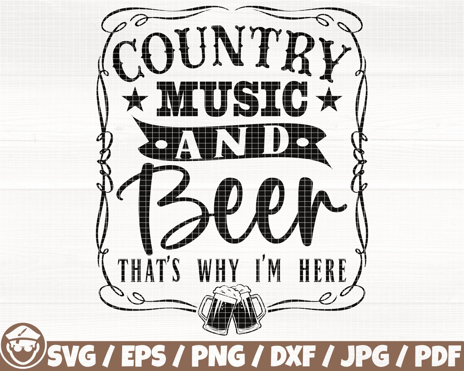 Country Music and Beer That's Why I'm Here Etsy Canada