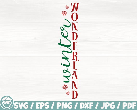 Winter Wonderland Banner SVG Cut File