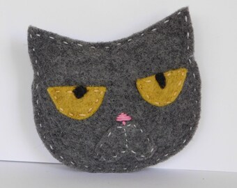 Grumpy Kitty Ornament
