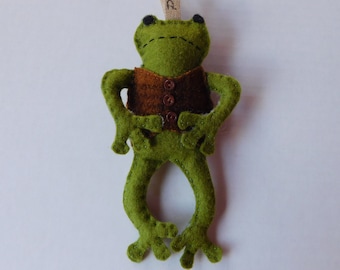 The Wonderful Mr. Toad Felt Ornament
