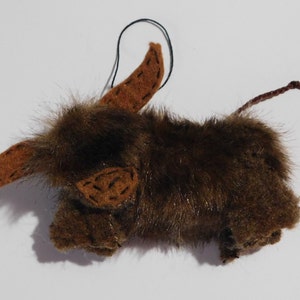 Henley The Highland Cow,  Shaggy Cow Ornament