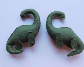 One Loch Ness Monster Felt Ornament