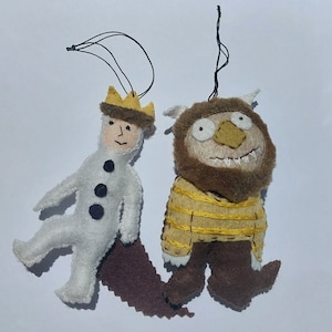 Where The Wild Things Are Felt Ornament Gift Set